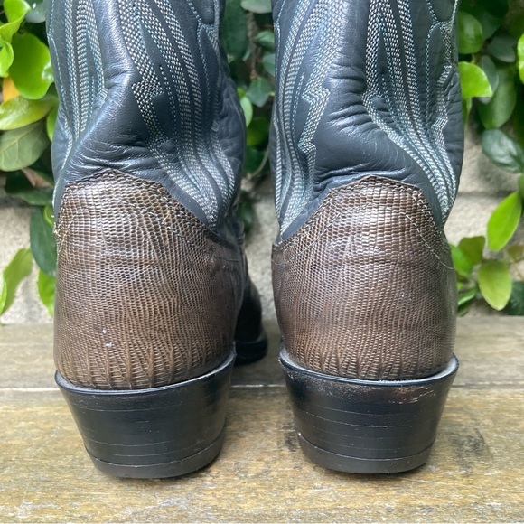 Vintage Leather Cowboy Western Boots - Picture 6 of 15